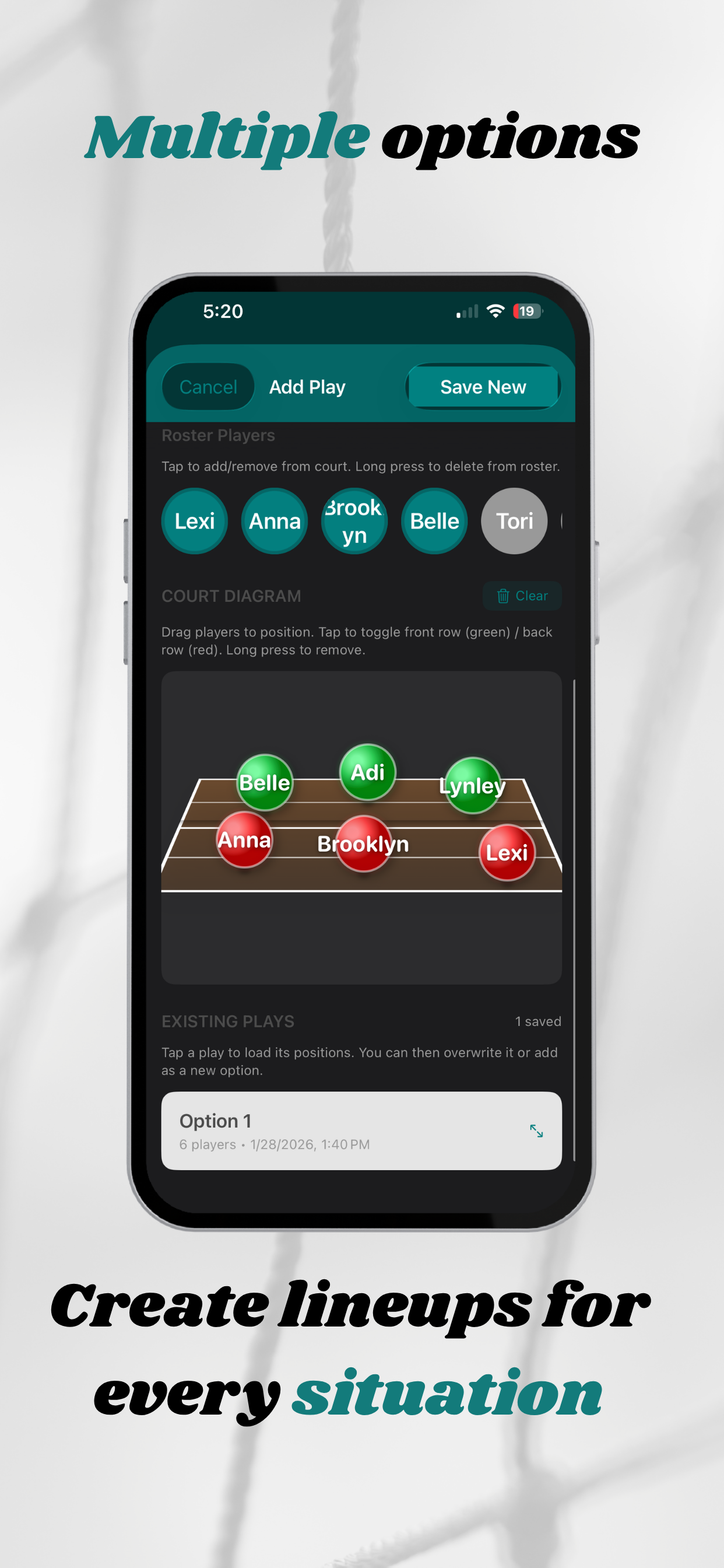 Volleyball Rotations Tracker screenshot 4