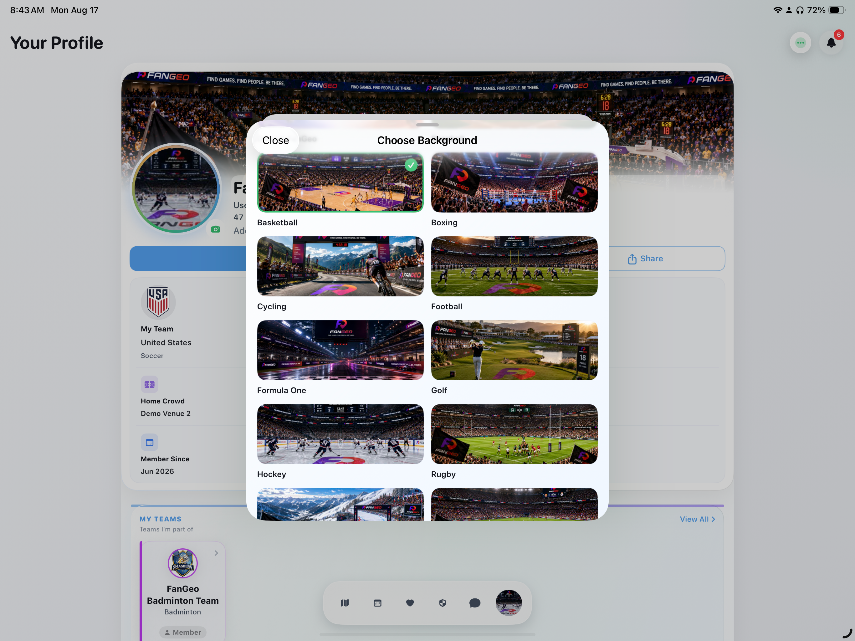 FanGeo Sports screenshot 13