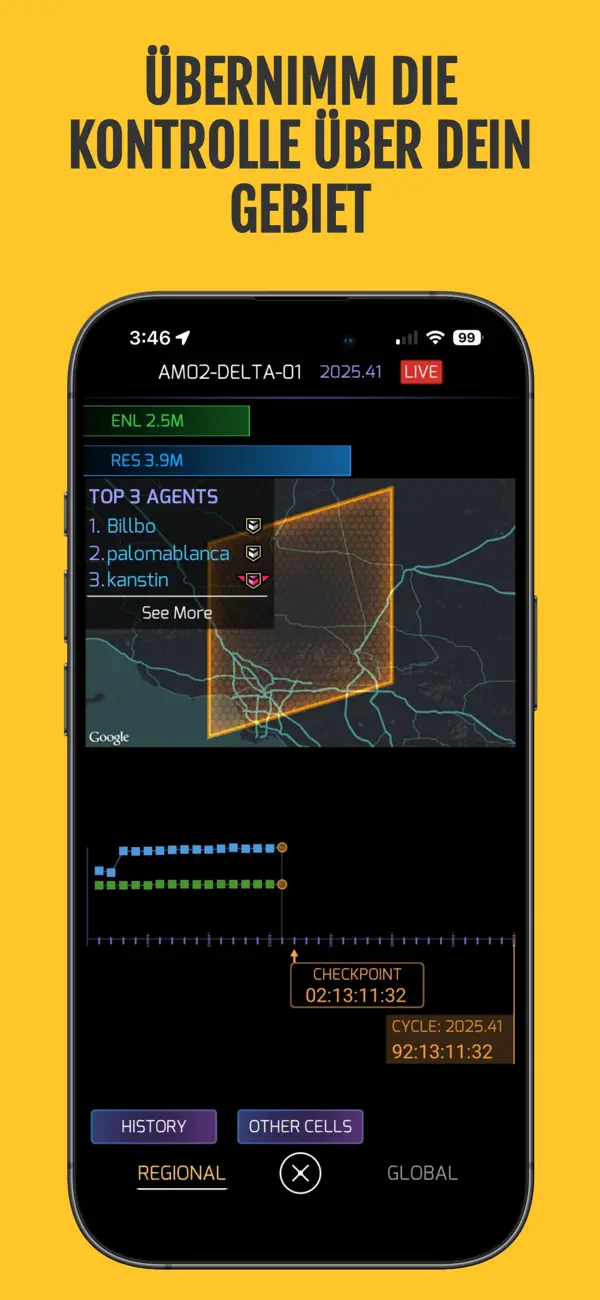 Ingress iPhone Spiel Screenshot 7 – Spiele