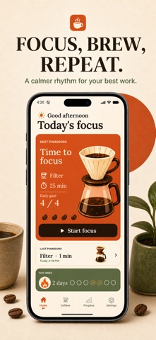 PomoBrew: Focus Timer Screenshot 1 of 8
