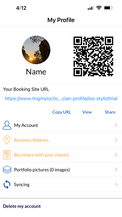 Ring My Loctician: Booking App Screenshot