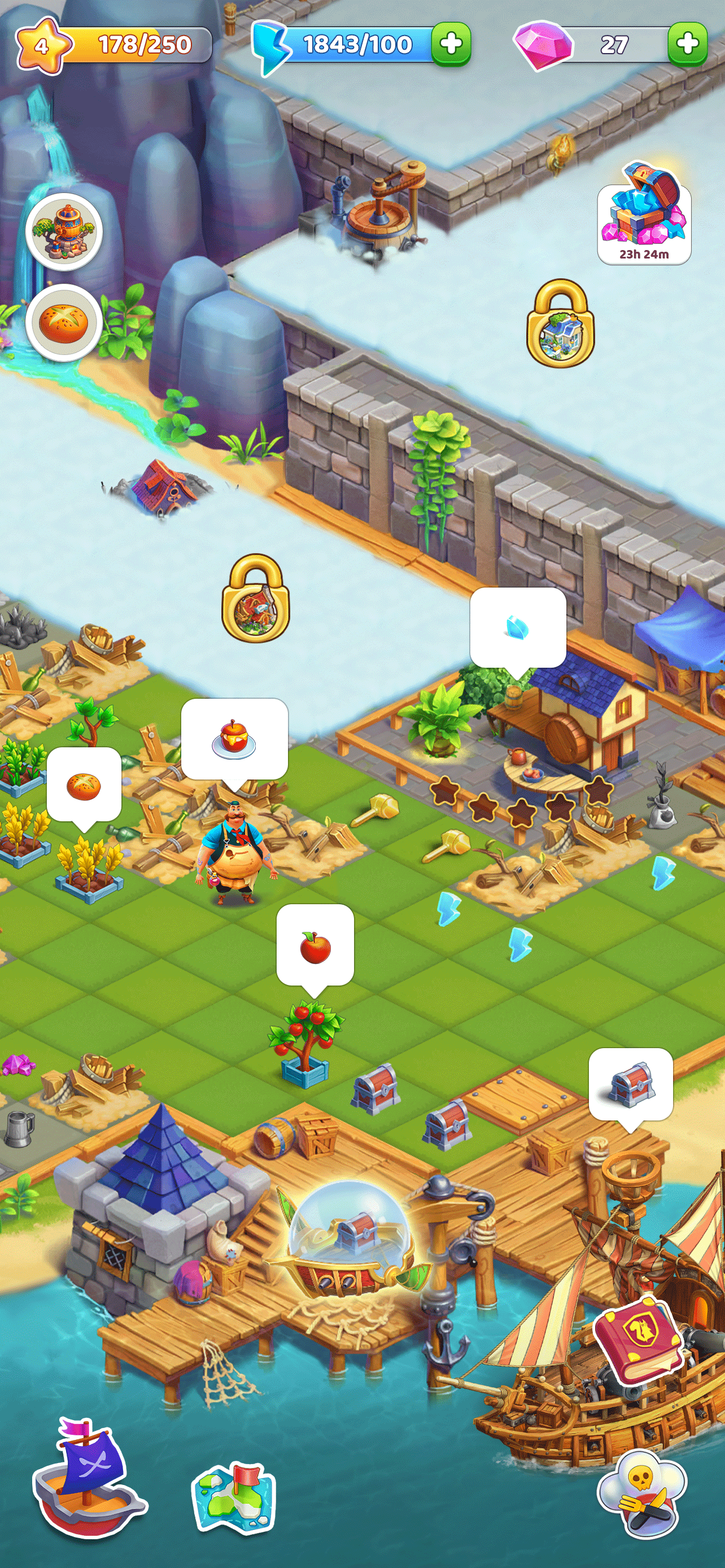 罗杰收到: 合併,建造和进化休閒遊戲. 配對拼圖