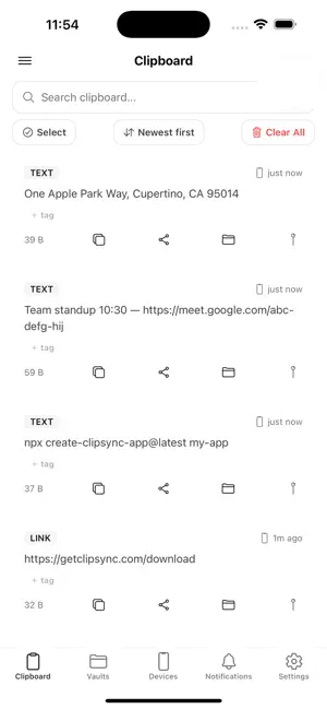 ClipSync — Clipboard Sync screenshot 2