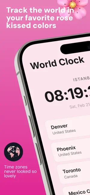 WorldClocksy for Women screenshot 1