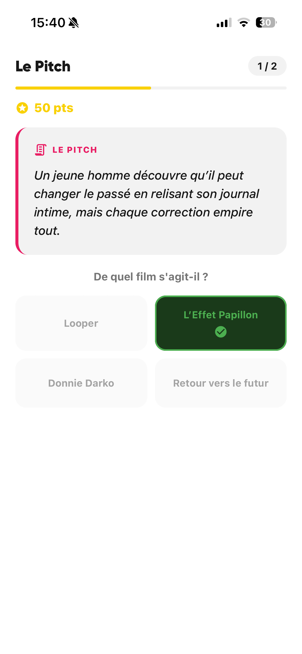 Ciné Challenge screenshot 10