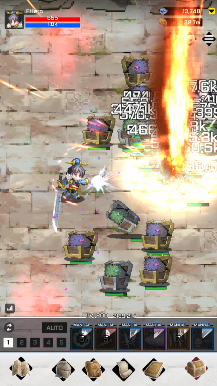 F Class Adventurer: AFK RPG Hack screenshot 5 - iOS game interface