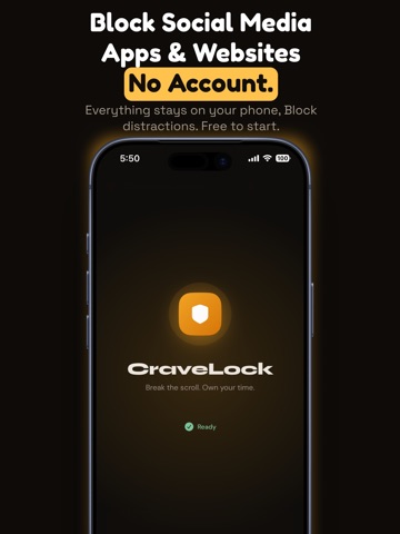 CraveLock: Block Apps & Limit iPad screenshot