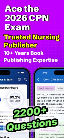 CPN Pediatric Nurse Exam 2026 iPhone screenshot