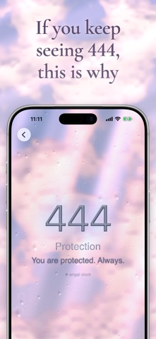 Angel Clock: 11:11 Numbers Screenshot 1 of 7
