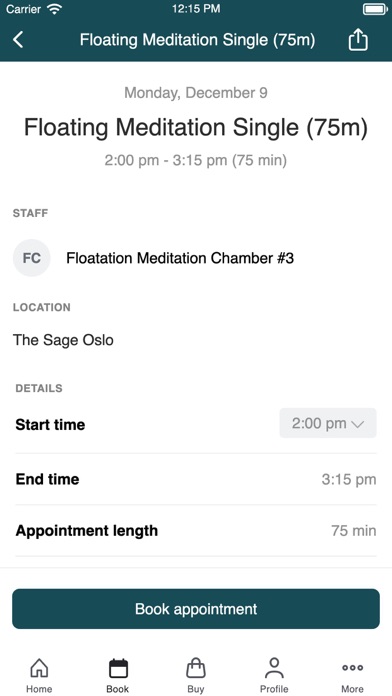 App screenshot