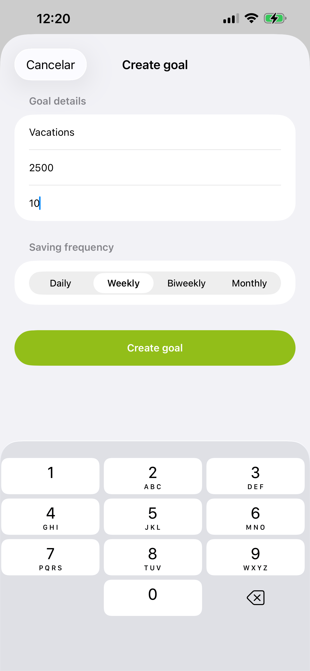 GoalSave Planner