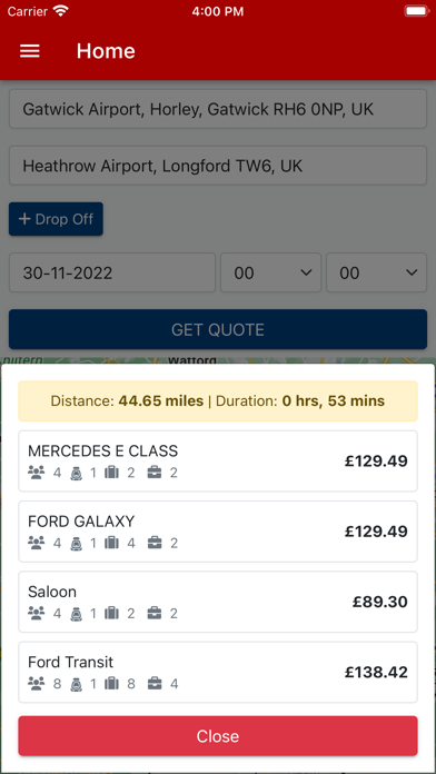 5iver UK Taxi Screenshot