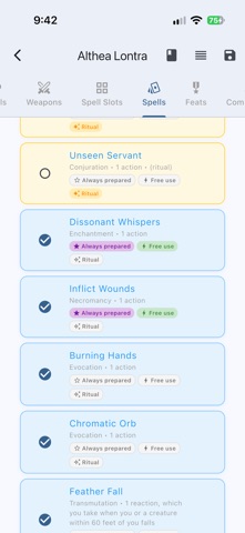 D&D App Screenshot 8 of 9