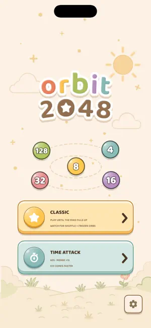Orbit 2048: Number Puzzle Game screenshot 1