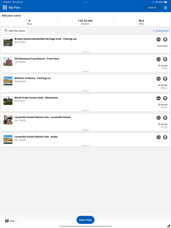 Prince William Co Rec Mapper iPad screenshot 8 - Entertainment app