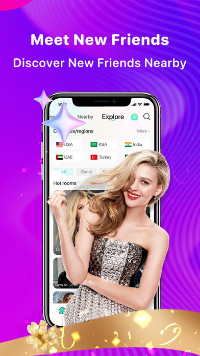 Hilla - Group Voice Chat Room Screenshot