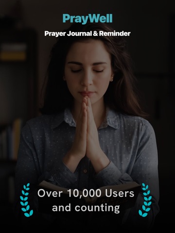 Prayer Journal App - PrayWell iPad screenshot