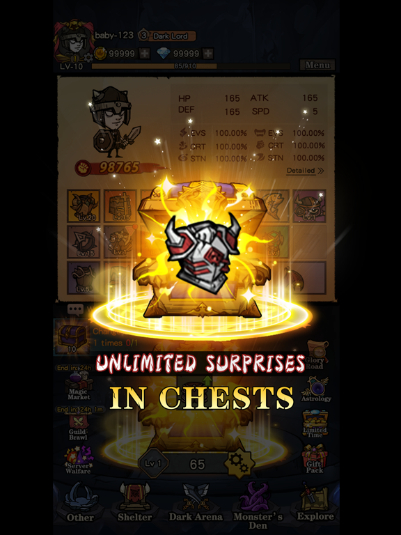Screenshot #5 pour Endless Castle - open box rpg