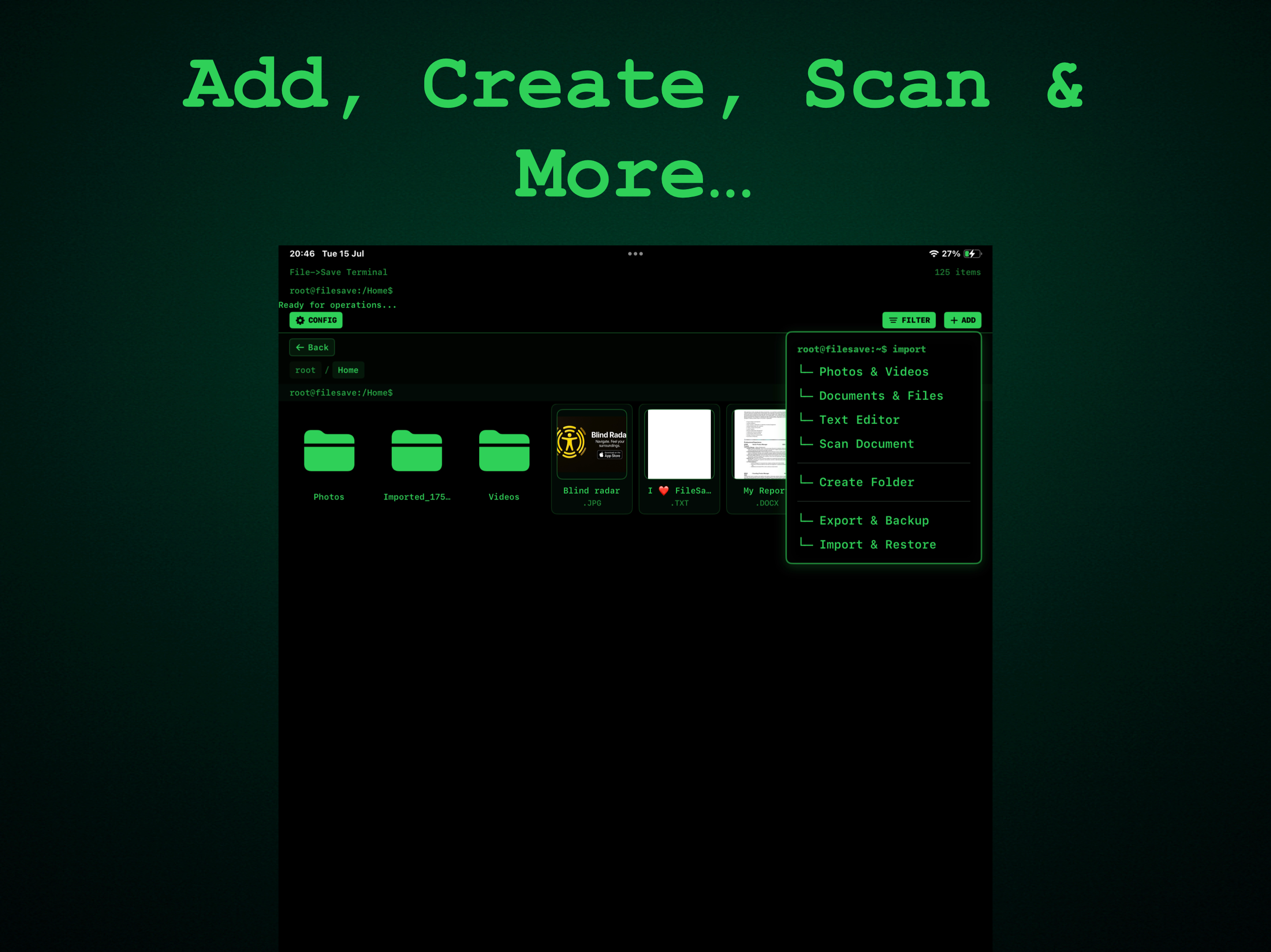 File Save: Private Vault