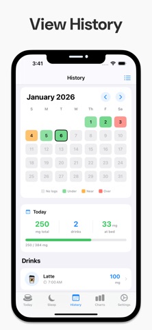 Caffi - Caffeine Tracker screenshot