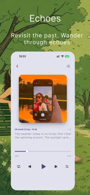 Moon Cat-Voice Diary, Mood screenshot 2