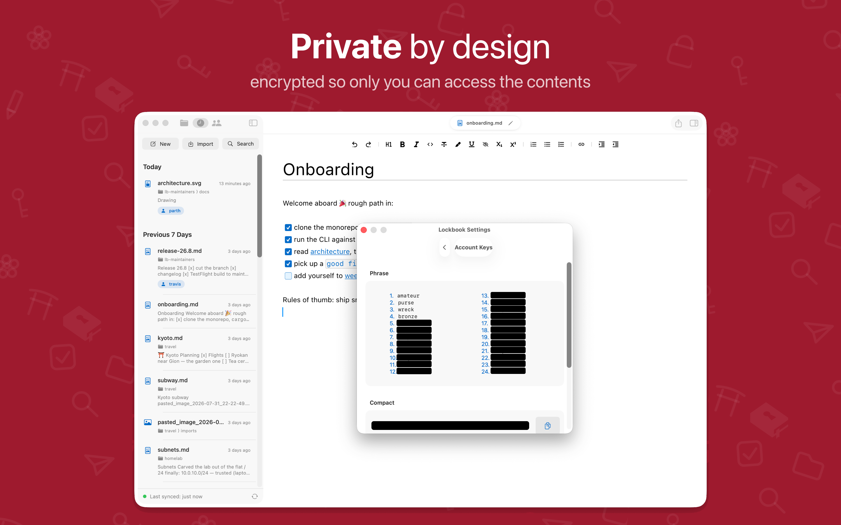 Lockbook: Private Notes screenshot 20
