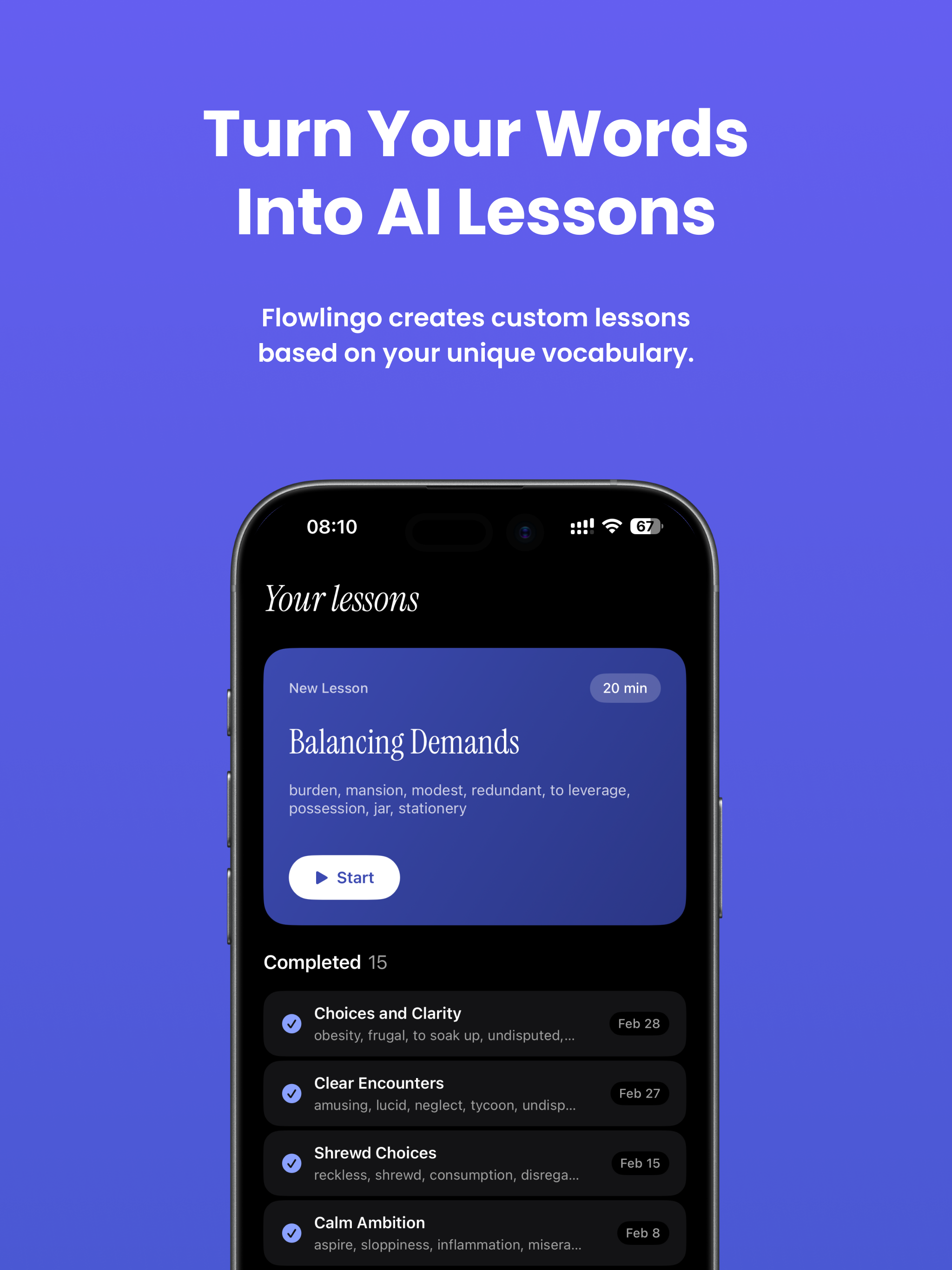 Learn English - Flowlingo AI screenshot 12