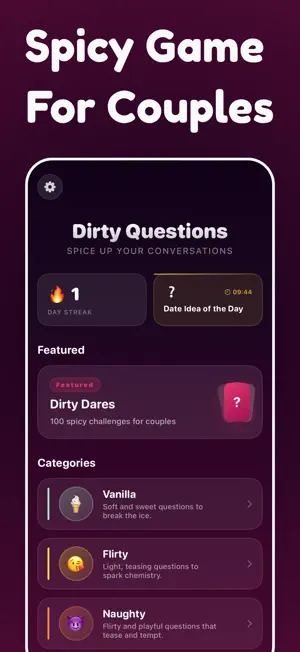 Dirty Questions - Dirty Talk screenshot 1