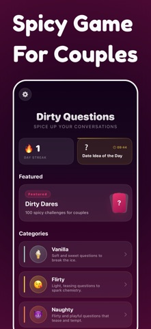 Dirty Questions - Dirty Talk iPhone screenshot