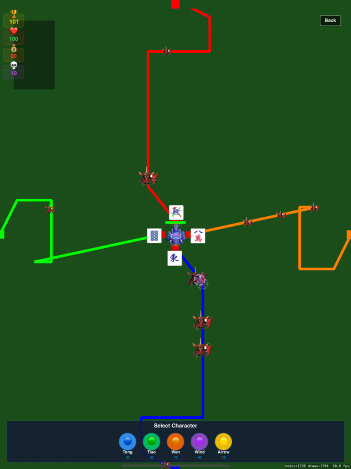 Mahjong Tower Defenser