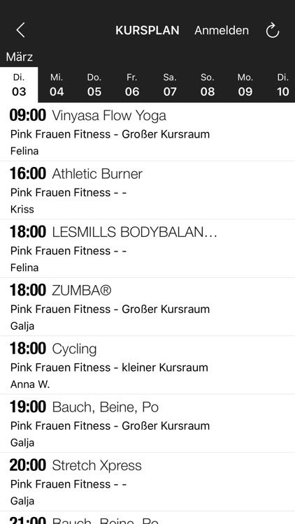 PINK Frauen Fitness Berlin