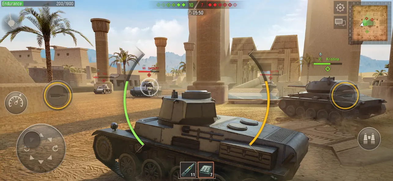 Screenshot #2 pour Battle Tanks Word Jeux de Tank
