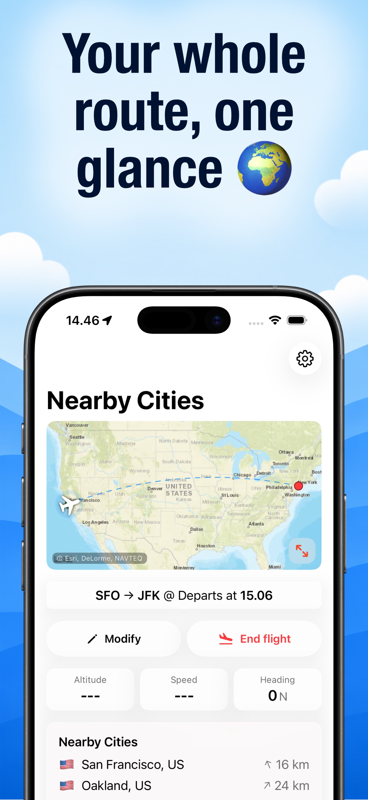 Screenshot 2 of FlyNear: Flight Tracker & Maps