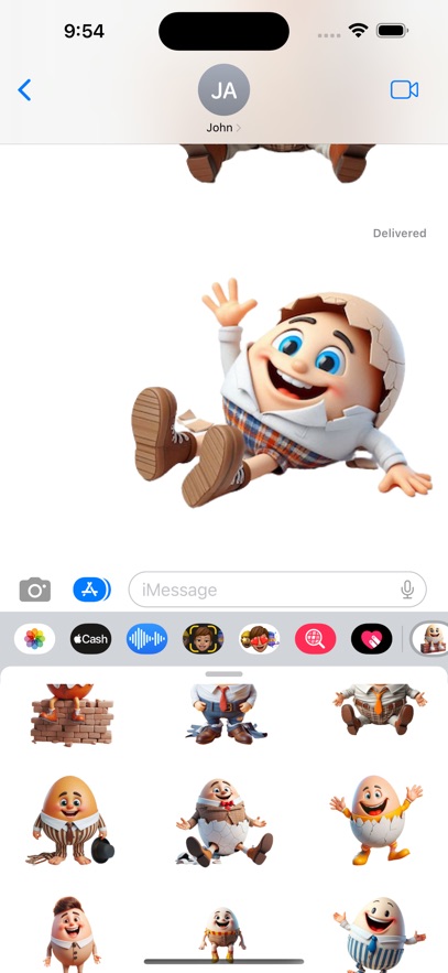 Humpty Dumpty Stickers