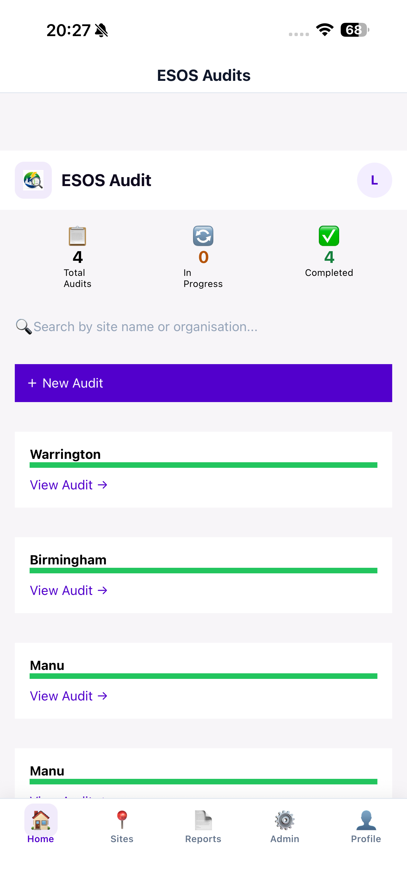 ESOS Audit App