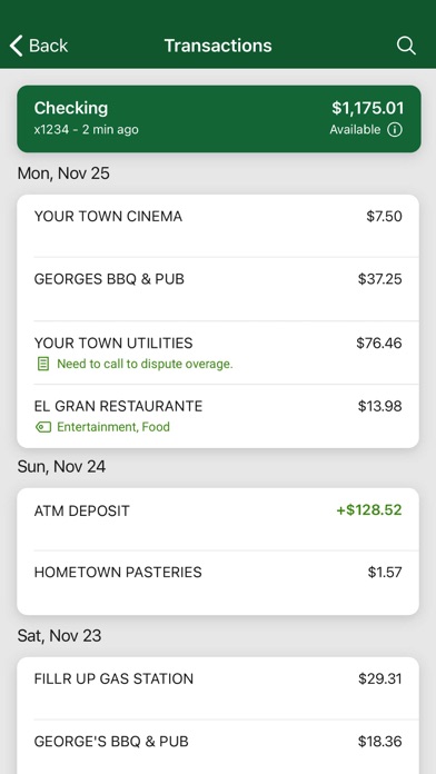 North Valley Bank Screenshot