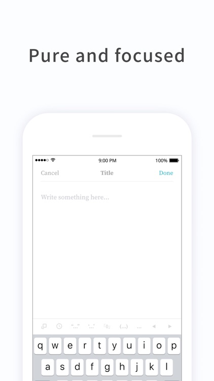 Minimal Writing App: PenCake screenshot-3