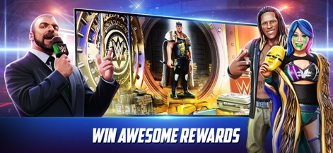 WWE Mayhem - Uncover the vast array of awesome rewards, from in-game currency and gold to exclusive character classes found within the lootcases.