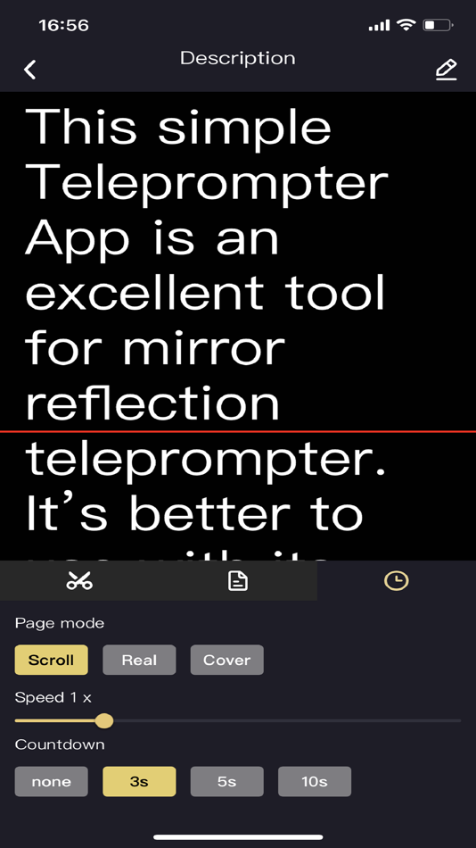 #1. S-Teleprompter (iOS) 由: 凯 彭