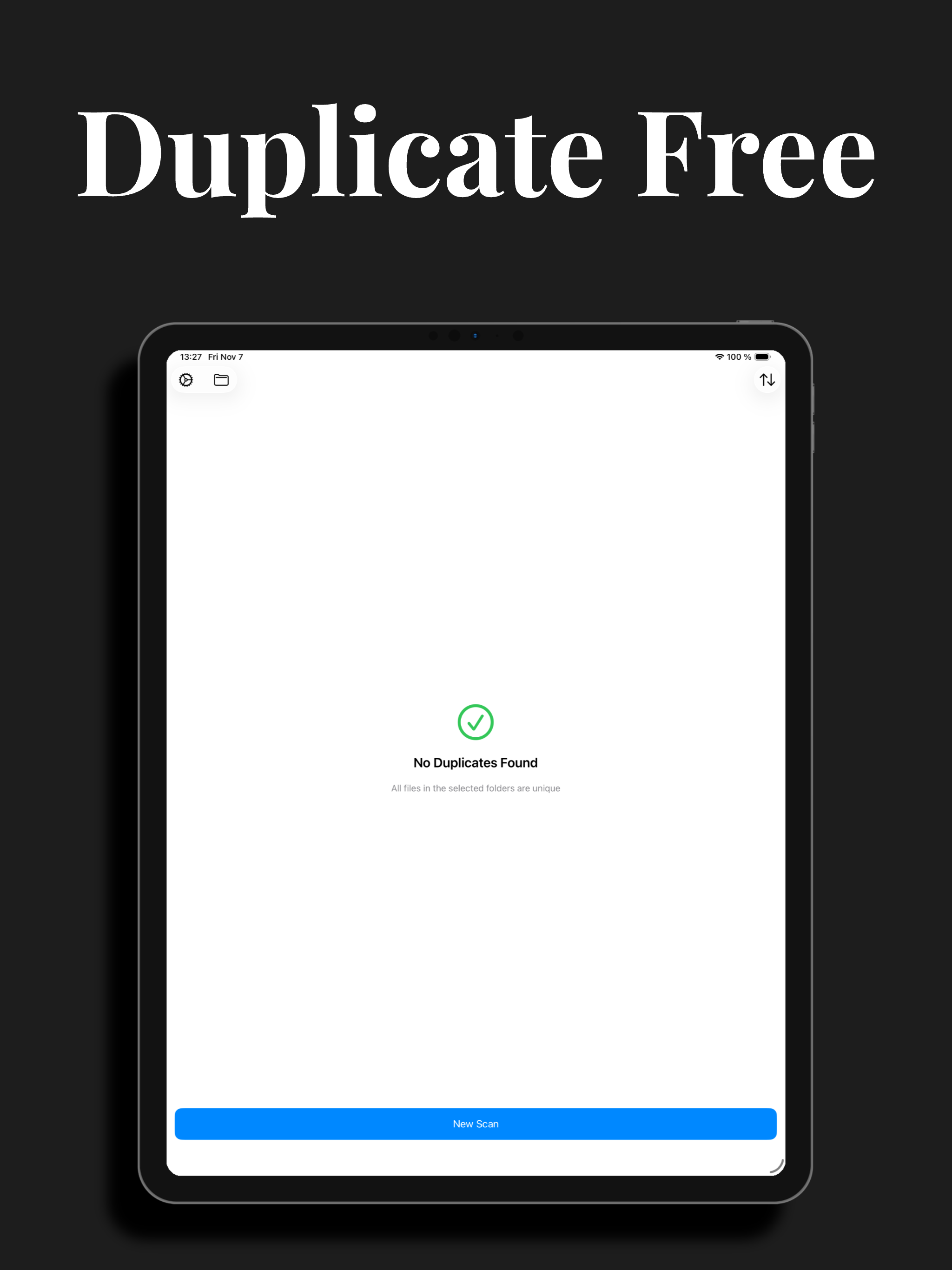 Zero Duplicates Mobile