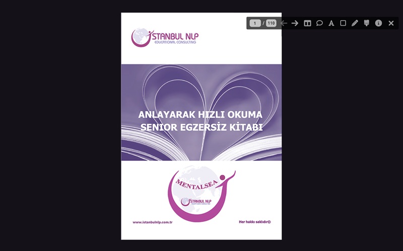 Hızlı Okuma Kitap Okuyucu screenshot