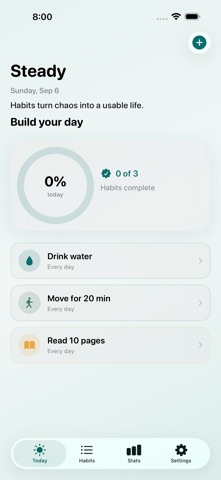 Steady Habit Tracker Screenshot 1 of 5