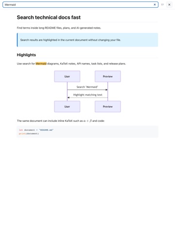 Local Markdown Preview ipad screenshot 4