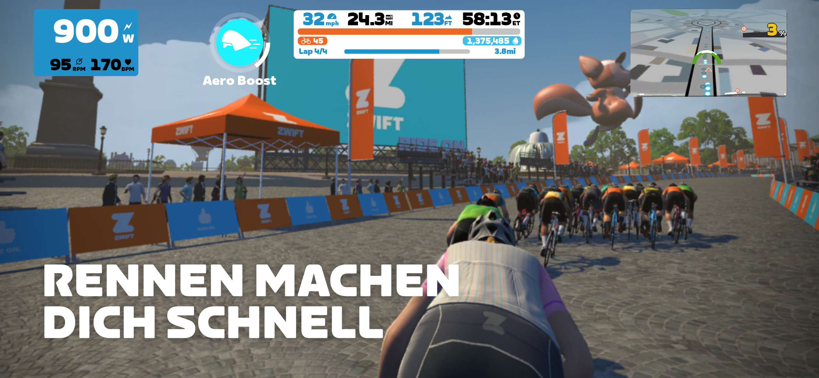 Zwift: Indoor-Cycling zu Hause