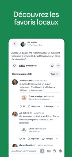 Capture d'écran de Nextdoor : Réseau De Quartier sur iPhone 5