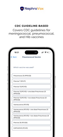 NephroVax iPhone screenshot