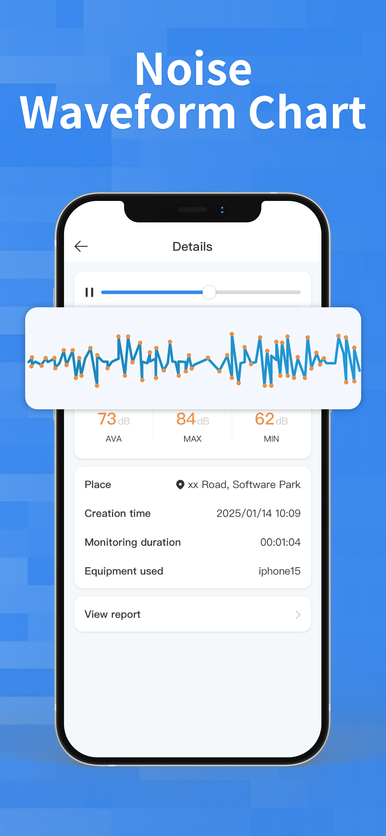 Sound noise decibel meter screenshot 2