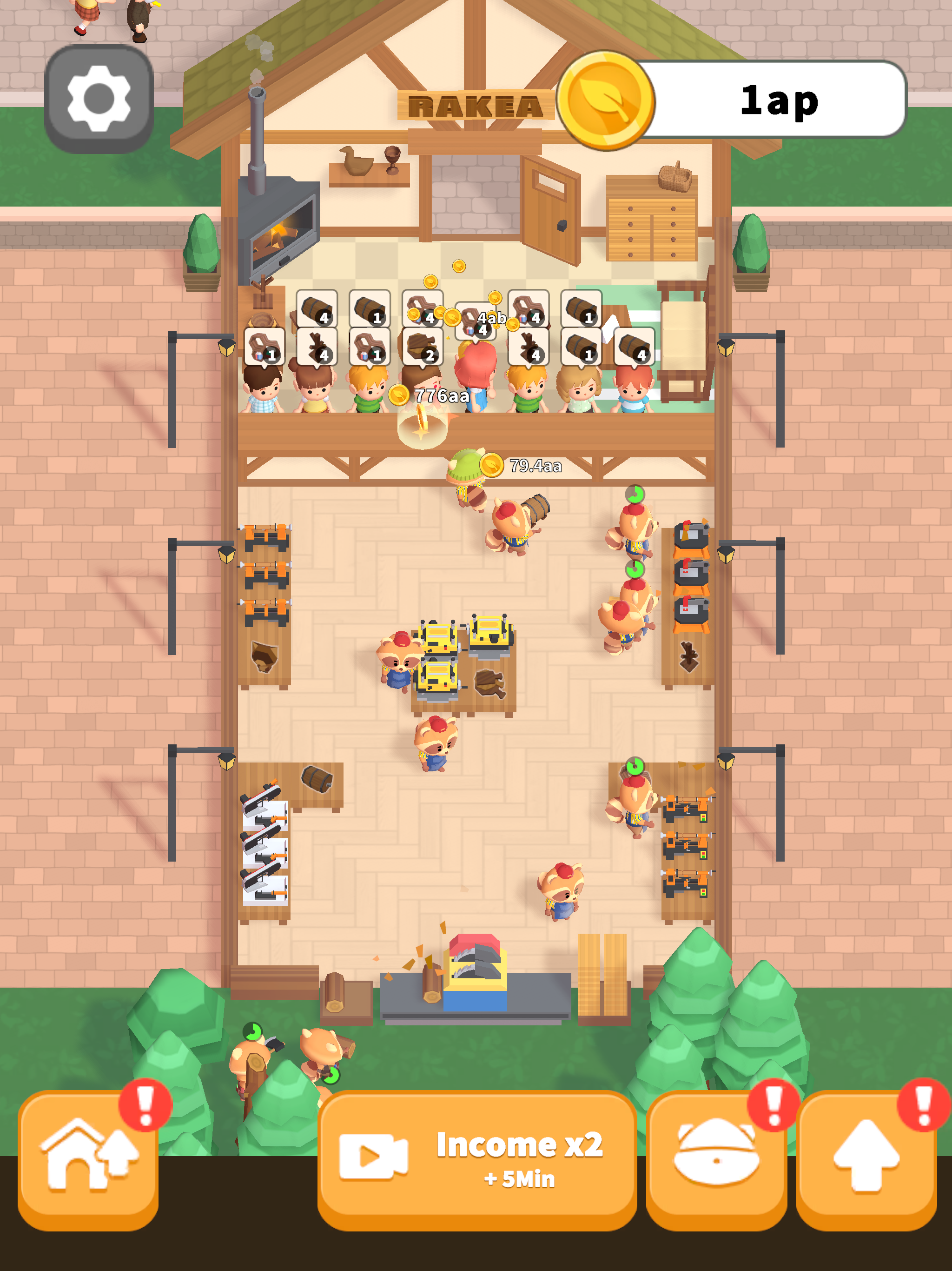 Racoon’s Store: Tycoon game