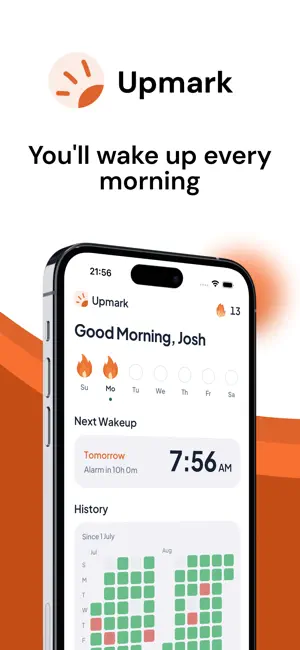 Upmark: Wake Up Alarm Clock screenshot 1