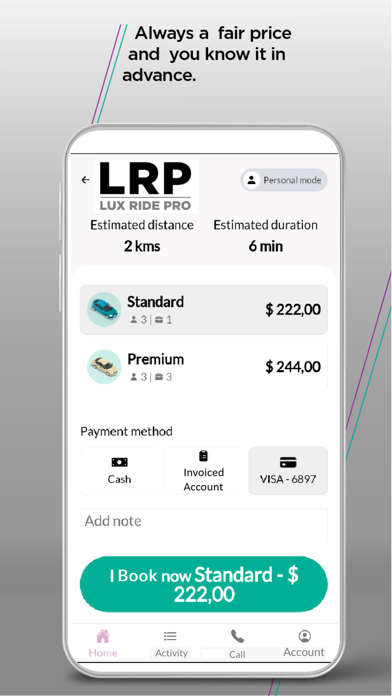 LUX RIDE PRO Screenshot